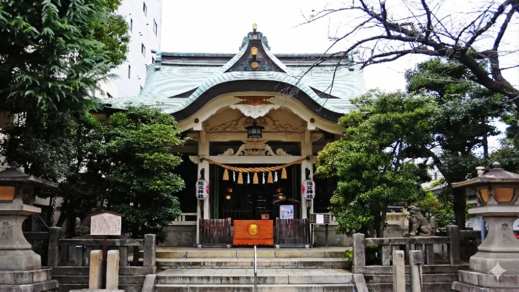 猿江神社の清々しい本殿