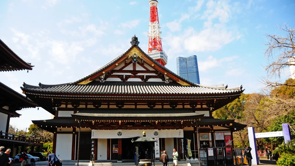 黒本尊が祀られる増上寺安国殿